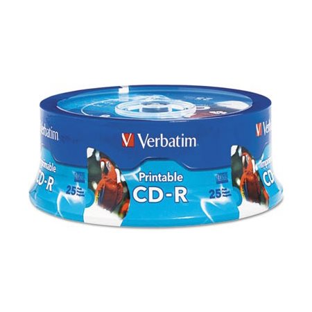CD-R imprimable 52x paquet de 25