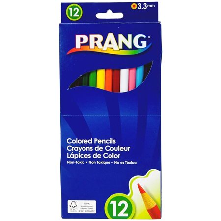 Crayons à colorier boîte de 12