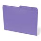 Chemise à dossier réversible Format lettre violet