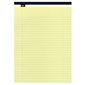 Bloc de papier Offix® Junior (5 x 8-3 / 4 po) ligné 1 / 4'', jaune