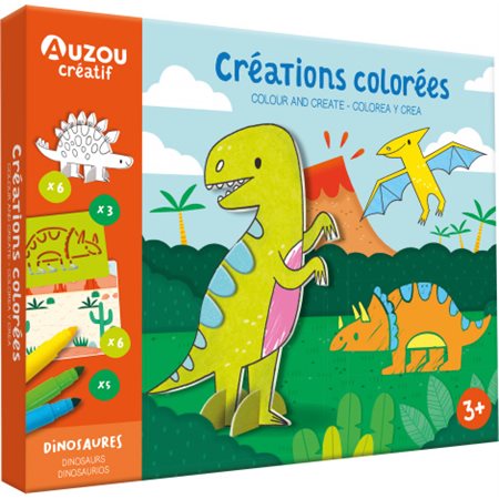 Créations colorées - Dinosaures