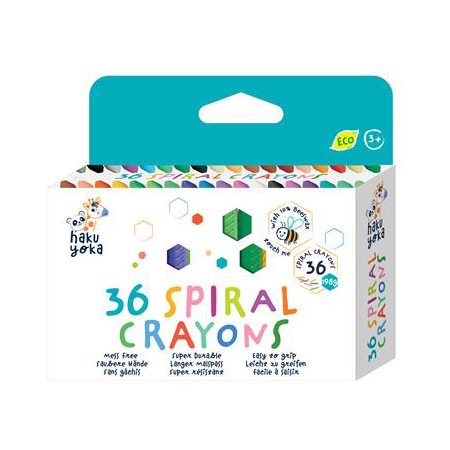 Ensemble de crayons en spirale (36)
