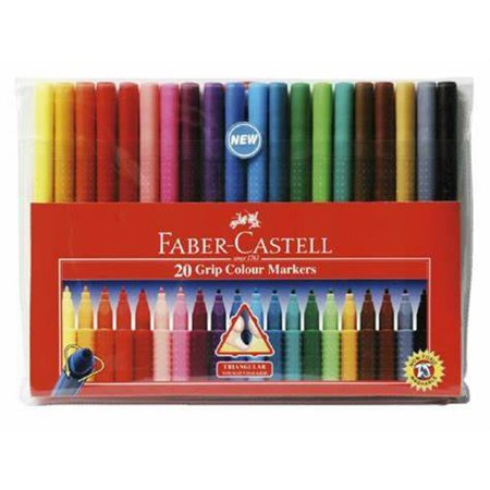 Crayon feutre grip (20) Faber Castell