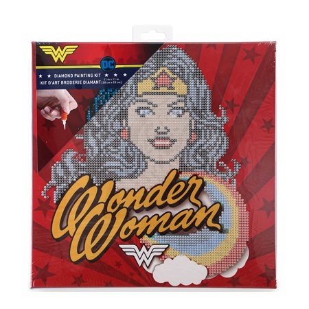 Trousse d'art broderie diamant : Wonder Woman