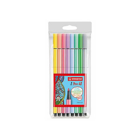 Ensemble de 8 crayons Pen 68