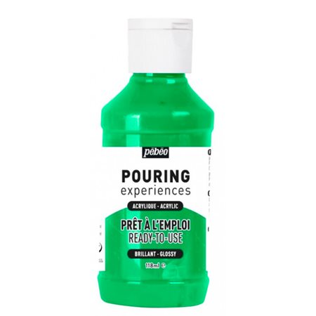 Acrylique Pouring experiences 118 ml vert lumière