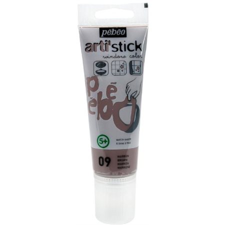 Peinture Arti'stick 75 ml; Marron #09