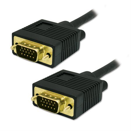 Câble VGA Ferrite True 15 Pin M / M (6')