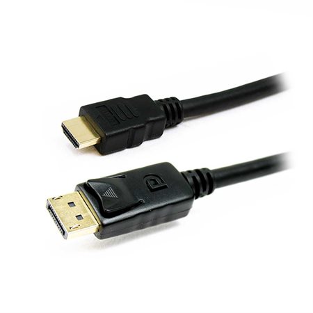 Câble Displayport à HDMI M / M (6')
