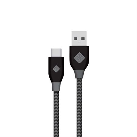 Câble USB à USB-C (6') noir