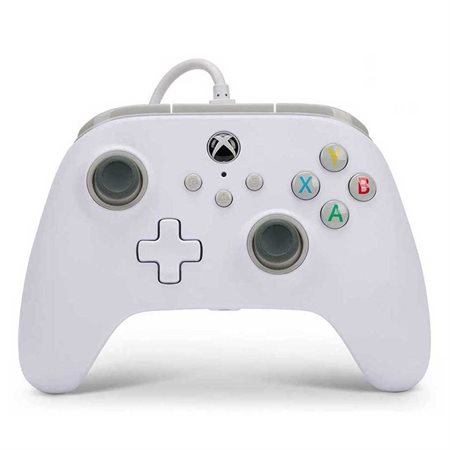Manette PowerA filaire Xbox Series XS - blanc,