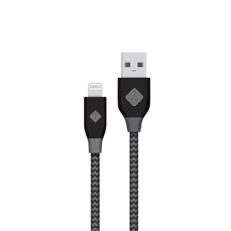 Câble USB à Lightning noir (6')