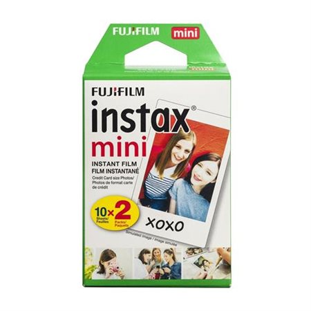 Fujifilm Instax Mini Lot de 2 films instantanés - 20 expositions