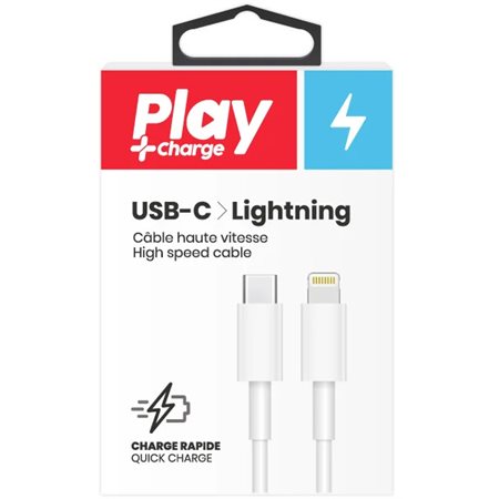 Câble USB-C à Lightning Play Konex (1m)