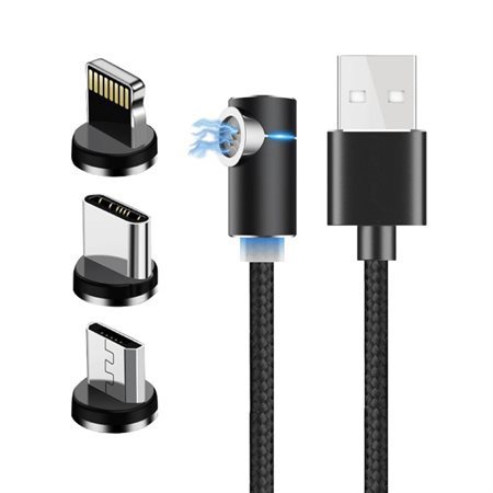 Câble Konex USB 3 en 1 Magnétique Play (1M)