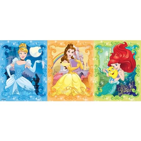 Casse-tête : Jolies princesses de Disney - 3 x 49 pièces