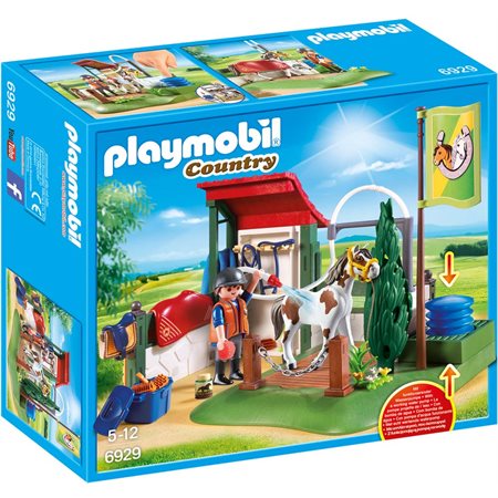Playmobil Country - Box pour laver les chevaux