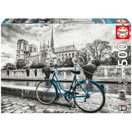 Casse-tête: Bicyclette près de Notre-Dame (500)