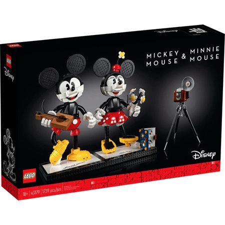 Disney:pers. à construire de Micky Mouse et Minnie