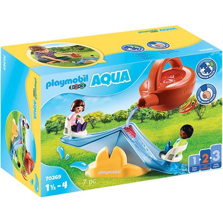 Playmobil 1.2.3.Aqua-Balançoire aqua av.arrosoir