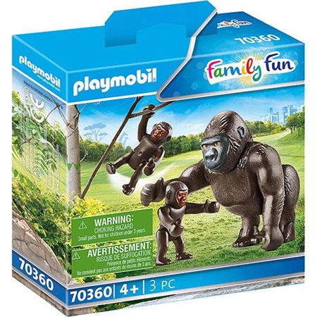 Playmobil Family Fun - Gorille avec ses petits