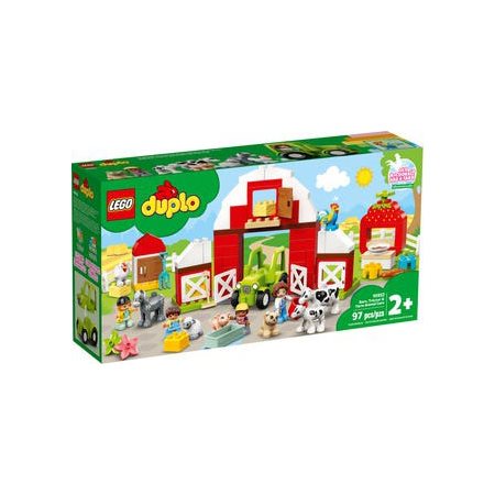 LEGO Duplo-La grange, tracteur, aimaux de ferme