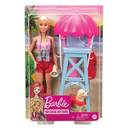 Barbie - Coffret de jeu carrière - Lifeguard