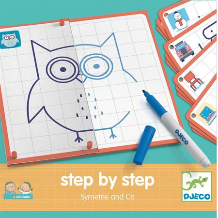 Éduludo  /  Step by step symétrie & co