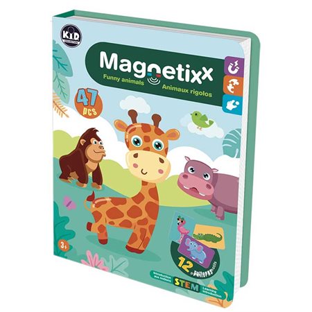 Magnetixx - Animaux rigolos 47 pièces