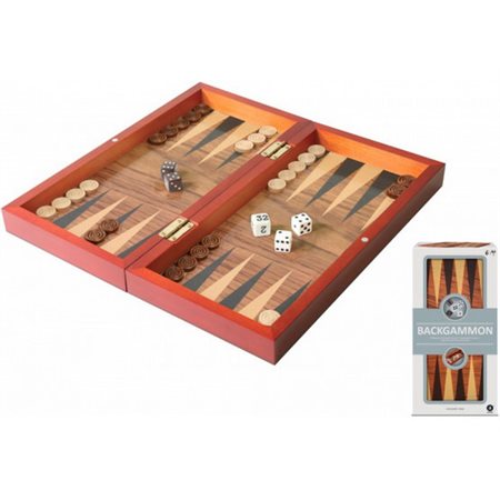 Jeu Backgammon en bois, portatif (multi)