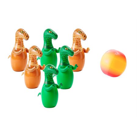 Bowling de dinosaure gonflable géant