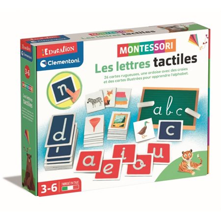 Montessori - Les lettres tactiles