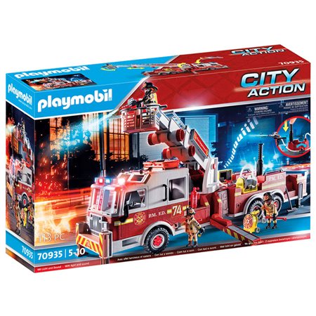 City Action - Camion de pompiers avec échelle