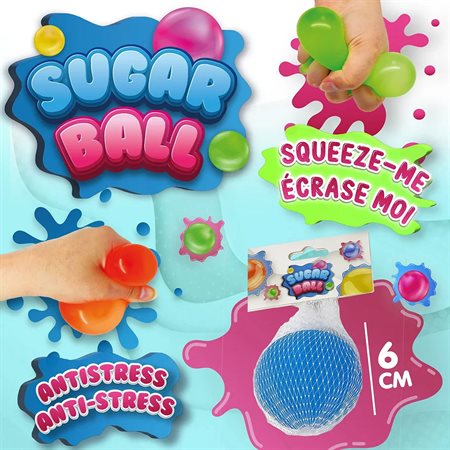 Balle anti-stress «Sugar Ball» - Rose