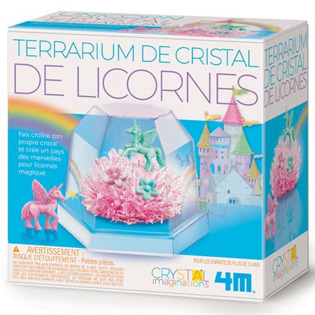 Terrarium de cristal de licornes