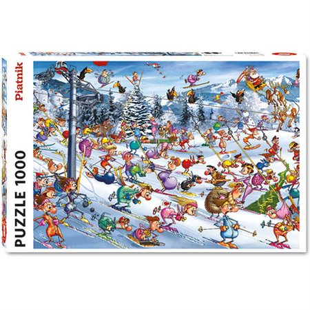 Casse-tête : Ski de Noël (1000) ski de Noël