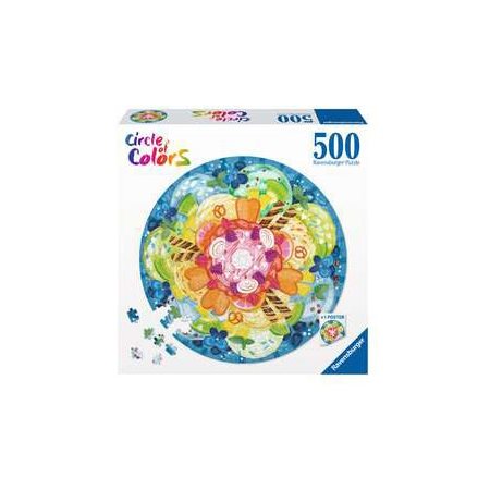 Casse-tête :Cercle de couleurs -Crème Glacée (500)