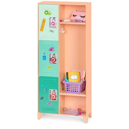 Casier "Classroom Cool Locker Set" pour poupée de 46 cm