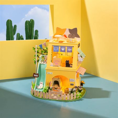 Ensemble de création 3D - La maison du chat