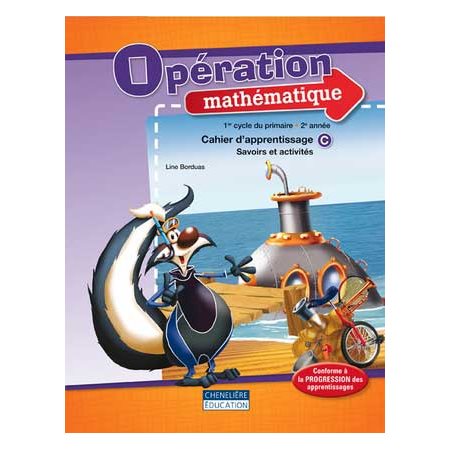 Opération mathématique  - Cahier C et D - 2e