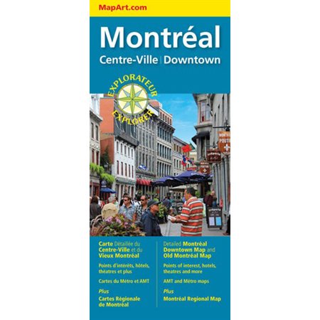 Montréal Centre-Ville - Carte Routière - 1177