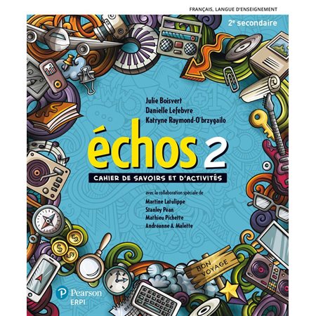 Echos 2e sec. Cahier de savoirs et d'activités avec fascicule Préparation à l'épreuve, Code grammatical et ensemble numérique - Élève (12 mois)