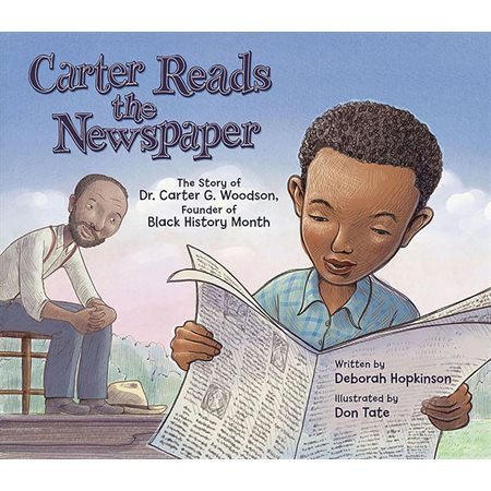 Carter reads the newspaper