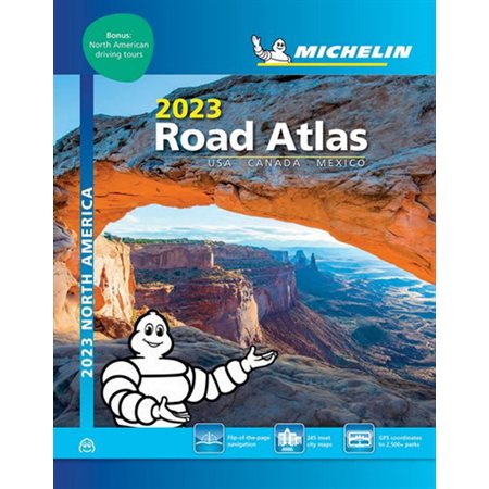 North America Road Atlas 2023 (anglais)