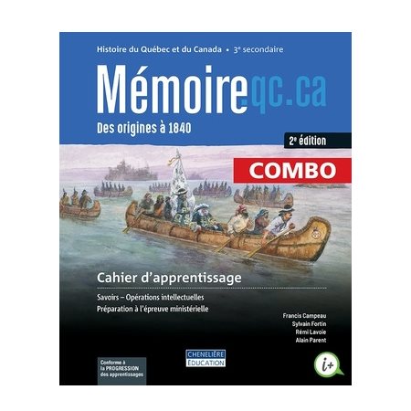 Mémoire.qc.ca, 3e secondaire, 2e cycle, cah.d'apprentissage + numérique