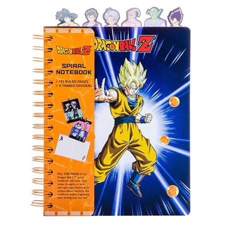 Dragon Ball Z Spiral Notebook