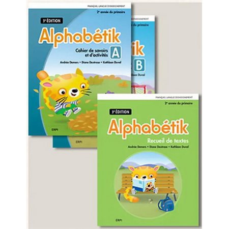 Alphabetik 2iem Cahiers de savoirs et d'activités A et B avec Les outils+numerique
