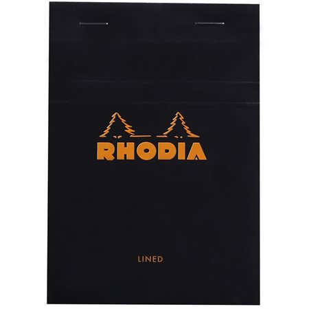 Rhodia #13 10.5 x 14.8 ligné noir