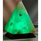 Lampe de sel de l'Himalaya USB - Pyramide et base