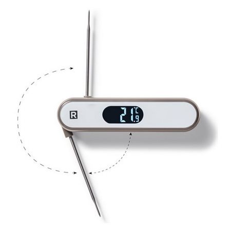 Thermomètre numérique avec sonde pliable